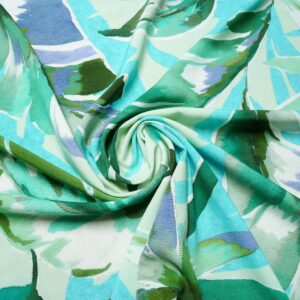 1,00 m Ausgefallener Viskosestoff-Botanica