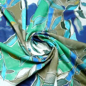 2,40 m Ausgefallener Baumwollstoff-Botanica
