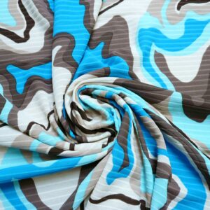 2,00 m Ausgefallener Jacquardjersey-Fantasiemuster