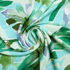 1,00 m Ausgefallener Viskosestoff-Botanica